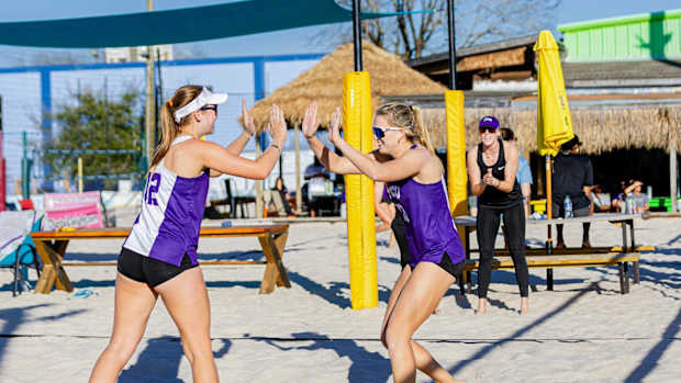 TCU Beach Volleyball, Third Coast Classic February 24, 2024.